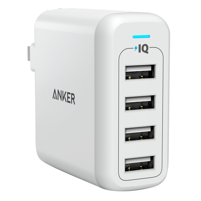Sạc Anker 4 cổng PowerPort 4 40W A2142